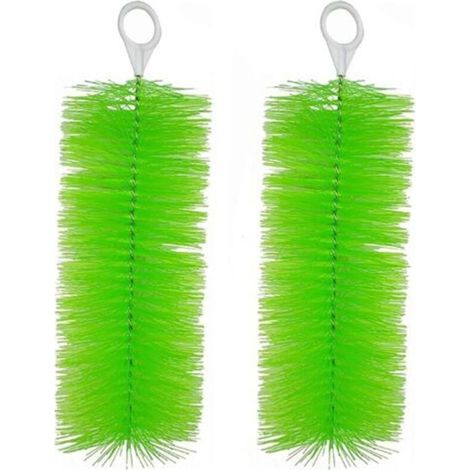 Lot de 2 brosses de nettoyage pour bassin à carpes koï - 30,5 x 12,9 cm (vert) (1/5)