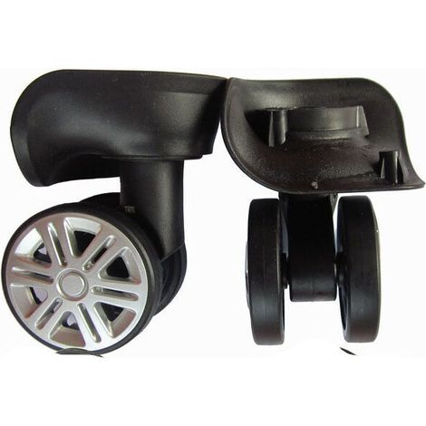 Ulisem Roues De Valise De Rechange Pour Bagages Universelle Remplacement De La Roue Roulettes Valise De Voyage Bagages Valise Roue Gauche Et Droite Ensemble D'Accessoires De Réparation 1Paire (1/2)