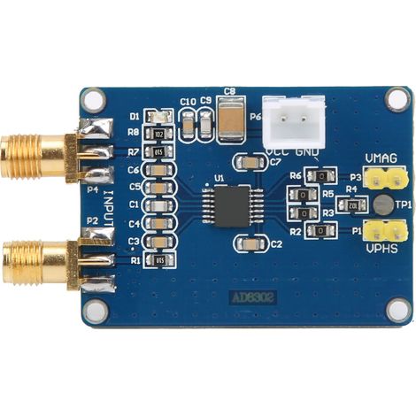 Module de détection de phase et fréquence AD8302 2,7 GHz pour contrôle et surveillance de puissance RF 5V (1/5)