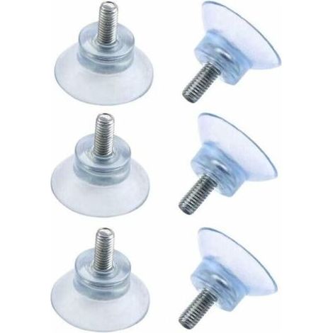 Ventouses Ø 30 mm avec Filetage M6x15mm ，，6Pcs (1/5)
