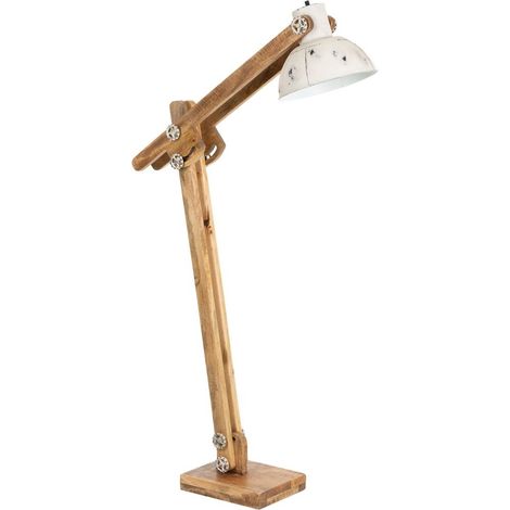 Flexo de pie de madera y metal 26x70x125h cm (1/5)