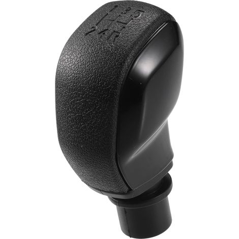 Pommeau de Vitesse pour Peugeot 208 301 2008 308 en Matière Plastique Métallisée Noire - Montage Simple et Ergonomique (1/4)