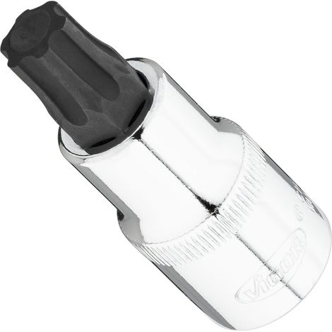 VIGOR Schraubendrehereinsatz, 1/2 (12,5 mm) Vierkant hohl, Innen TORX Plus Profil, SW T55+ (1/2)