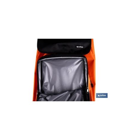 Carro de la compra abatible de aluminio con 6 ruedas y capacidad de 53 L (1/4)