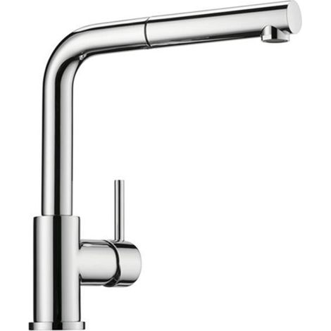 Naber LINEA Küchenarmatur Arco 2 mit ausziehbarem Auslauf Chrom Hochdruck (1/4)