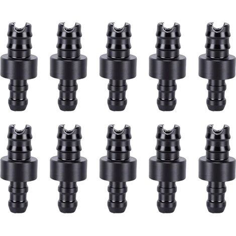 Connecteurs de Tube de Lait de Machine à café Raccords de Tuyau D'aspiration de Lait Tuyau 10 Pièces Adaptés aux Cafetières Automatiques avec Matériau Plastique pour des (1/5)