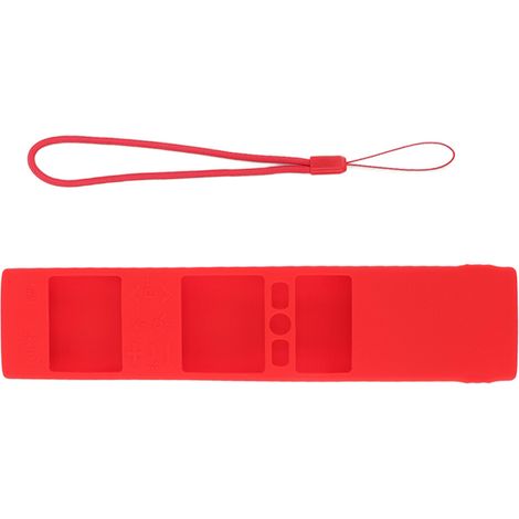 Funda protectora de silicona roja para mando a distancia LG AN MR700, resistente a caídas. (1/4)