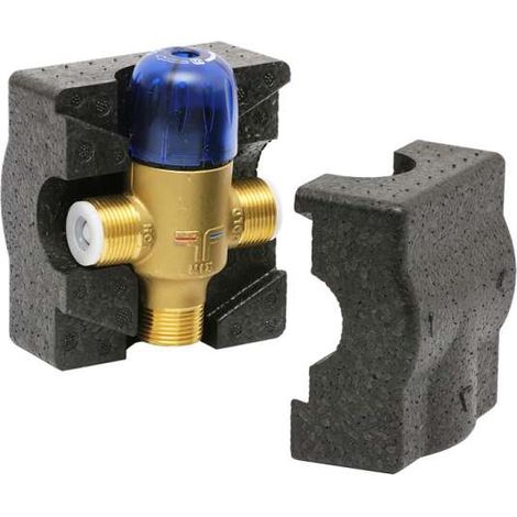Taconova Thermostatischer Brauchwassermischer NovaMix Value 70 FS DN15 3/4" AG mit Dämmschale Mischv (1/2)
