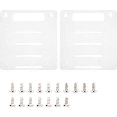 Bac à disque dur en acrylique transparent 4 niveaux pour ordinateur de bureau, plateau cage HDD 3,5 pouces (1/5)