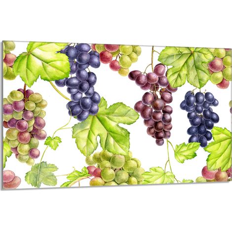 Glas-Herdplattenschutz 80x52 Fruit