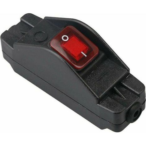 IP65 30a 220v interrupteur de câble en ligne bouton poussoir couleur tomate étanche Odipie (1/5)