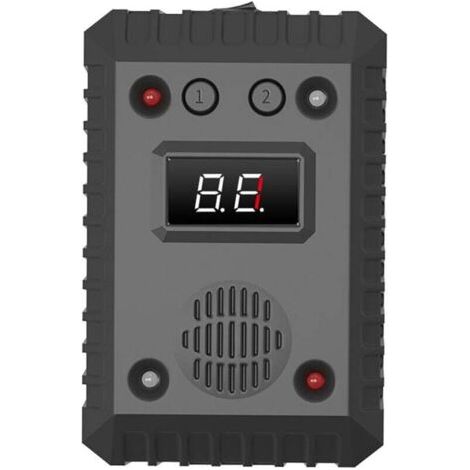 Répulsif pour animaux sous le capot de voiture, dispositif de dissuasion pour rongeurs et rats avec lumière stroboscopique LED, alarme sonore pour coffre, camping-car, entrepôt intérieur (1/4)