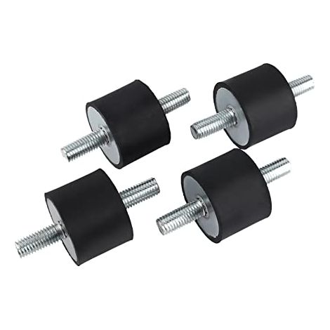 Pieds Antivibratoires Cylindriques mâle M10 M8 Caoutchouc Anti-vibration supports d'isolation anti-vibration 4 pièces (1/5)