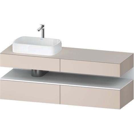 Lavabo consola Collection One de Duravit, 2 extraíbles, 2