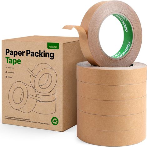 Paper Packing Tape 24mm x 50m Recyclable, Writable (1/5)