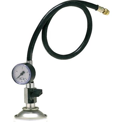 Adaptateur avec manometre 0-10 bar flacon a pression