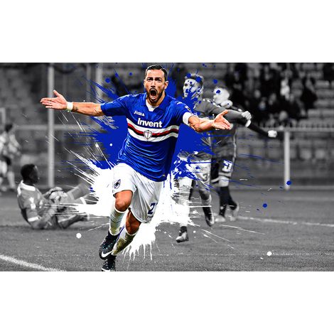 Papier peint panoramique Football - Joueur de Foot - 130 cm x 81 cm (1/2)