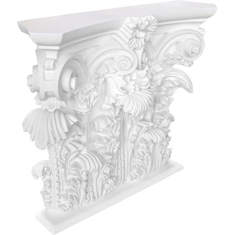 Pilaster 450x50mm Wandreliefe Stuckdekor PU - stoßfest Perfect D1545 /-47: Kapitell - 2
