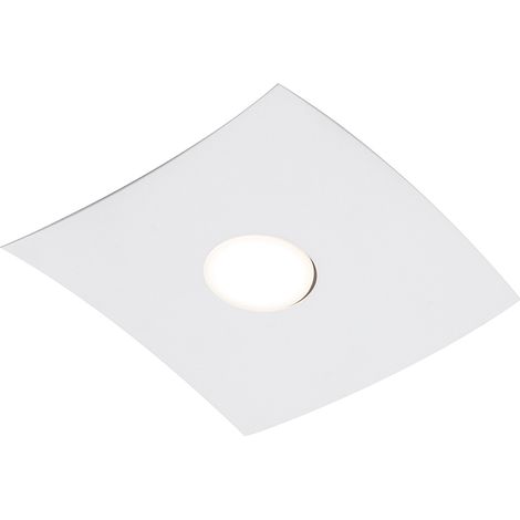 Plafoniera Spinnaker 1 elemento, lampada da soffitto e parete a LED, attacco GX53, design moderno, finitura bianca, IP20 - Rossini Group (1/4)