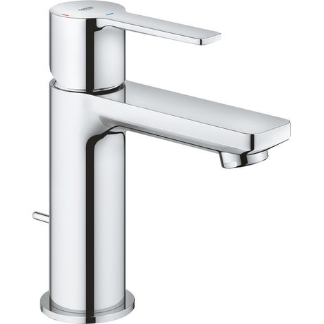 Miscelatore GROHE per Lavabo Cromato - Lineare con Bocca Corta (1/3)