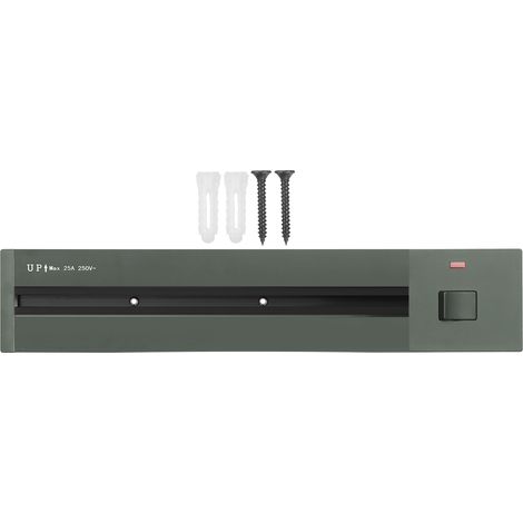 Sistema de rieles para tomas de corriente extraíbles y empotradas, 6000 W, alta potencia, cable de extensión de pared móvil, regleta de alimentación inalámbrica, compartimento (1/5)