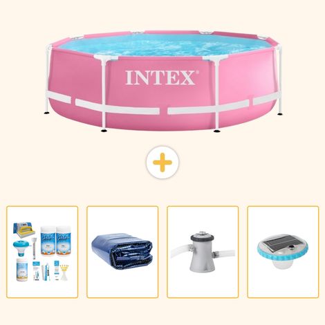 Intex Piscine Tubulaire Ronde - 244x76 cm - 5-pièces  S160 (1/5)
