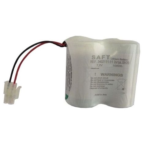 Saft batteria litio 7,2V 13Ah compatibile DUEVI SIRRB-NTB - 2LSH20-DUE