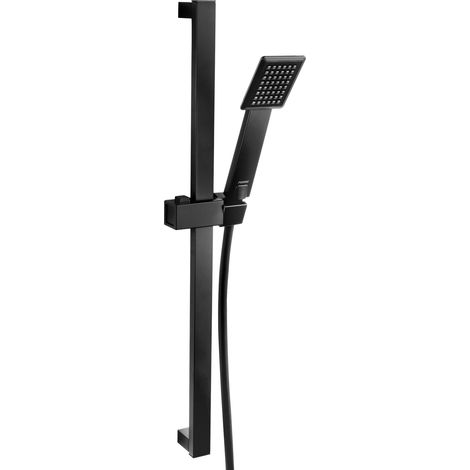 SET DOCCIA SCORREVOLE SINUS, 1 FUNZIONE, NERO (1/2)