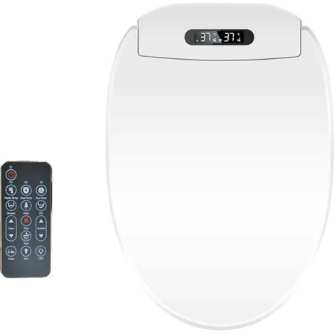 Asiento de inodoro inteligente, con control remoto y agua caliente instantánea. (1/2)