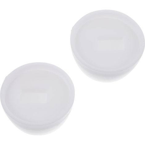 Cache-boulons Universels Pour Toilette En Plastique, 2 Paires (1/5)