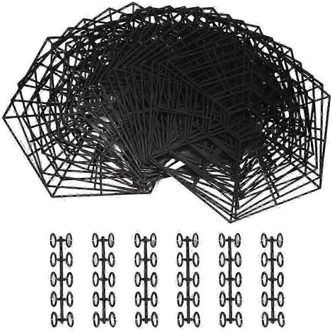 20 couvertures flottantes pour bassin, conçues pour protéger contre les hérons et les nuisibles, fabriquées en filet plastique, qui peuvent également dissuader les hérons et les chats, de 26 à 27 pouc (1/5)