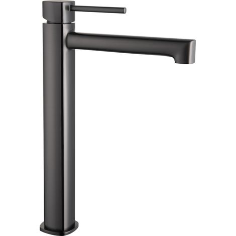 Monomando lavabo alto Toscana black gun metal [ IMEX® ]