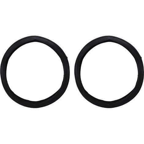 Pneus extérieurs en caoutchouc naturel 24x2.125, 2 pièces, remplacement de pneus de vélo, Anti-déflagrant, antidérapant, épais (1/5)
