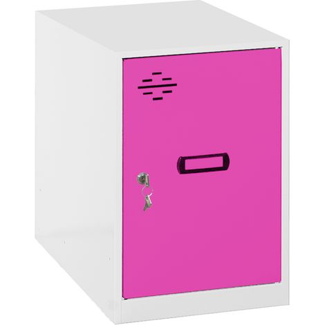 Simonrack Armadietto Compatto in Metallo Rosa 47,5x30x50 cm