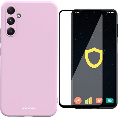 Robuste und stabile Silikon-Schutzhülle für Galaxy A34 5G + Glas (1/5)