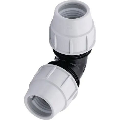 Coude 90° à compression Millenium Série 7 PE Ø90 - Plasson (1/2)