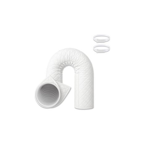 2 manchons isolants pour tube de climatiseur portable – Compatibles tuyaux 5‑5,9 pouces – Avec sangles de fixation (1/4)