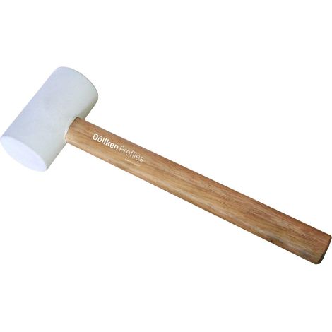 Döllken Gummihammer für Sockelleisten mit Holzgriff
