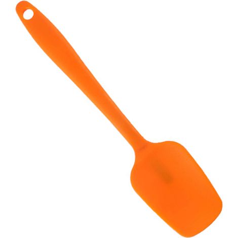 Spatule en silicone monobloc, outil de pâtisserie ménager, petite spatule à gâteau, à crème et à beurre (1/5)