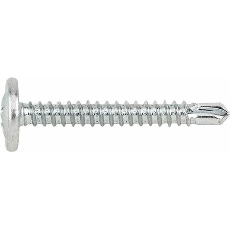 Index – Boîte de 500 vis autoperceuses 4,2 x 32 mm – Tête bombée basse avec rondelle estampée – Empreinte PH – Finition zinguée (1/4)