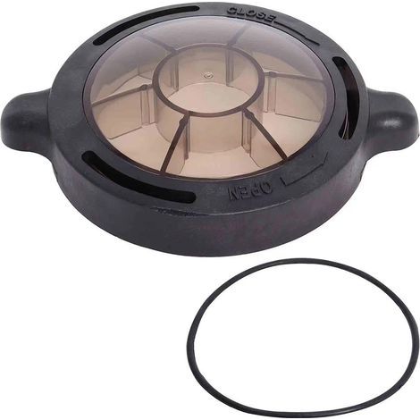 Couvercle Pompe Piscine Hors-Sol - Couvercle Transparent en PVC avec Joint, Pour Remplacement de Pompe Centrifuge (1/4)