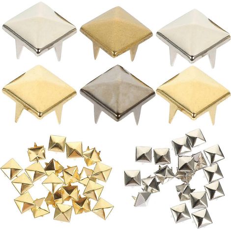 80 clous décoratifs pyramidaux multifonctions pour sacs et vêtements délicats (1/3)