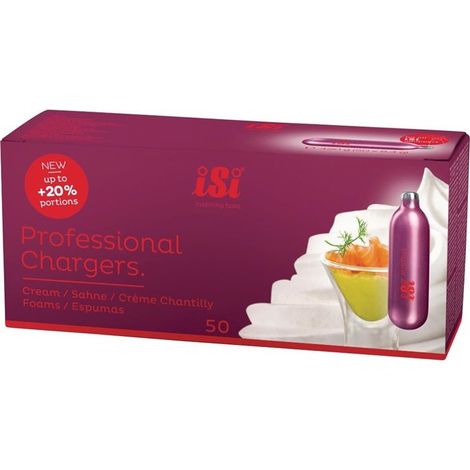 Cartouches pour siphon (Lot de 50) - ISI (1/2)