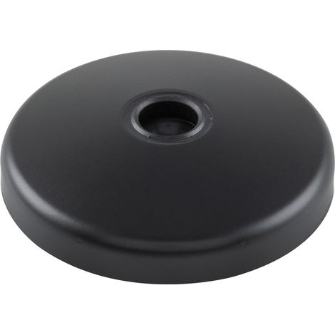 Fath Teller ø 40mm für Gelenkstellfuß Kugel 15 - Teller für Stellfuß - Maschinenfuß Tragkraft 3000kg, Zinkdruckguss schwarz - 10 Stück (1/2)