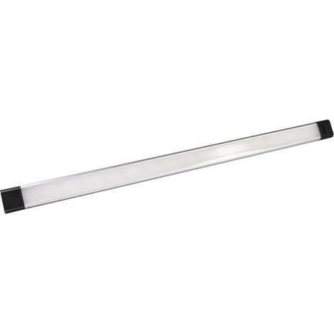 Réglette LED noir 8W max, 580 lm, intensité variable 3000 à 6500K, inter. infrarouge, garantie 5 ans - Tibelec (1/3)