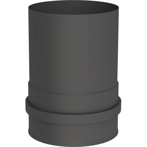 Jeremias PELLET-LINE Geräteanschluss mit FU-Muffe inkl. Dichtung Edelstahl schwarz Ø 100 mm