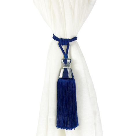 FERMATENDE Embrasse WILSON © Cordone e Nappe a Sfera 2 PEZZI Blu (1/5)