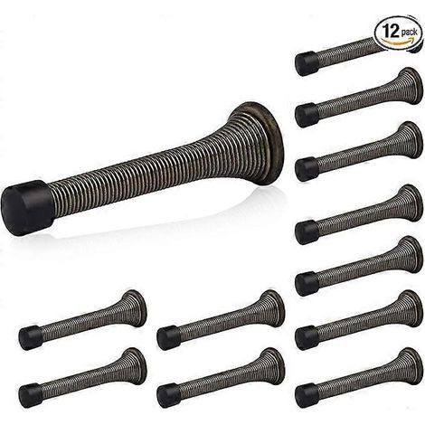 Butée de porte à ressort, butoir en caoutchouc flexible, butoir de porte robuste (1/4)