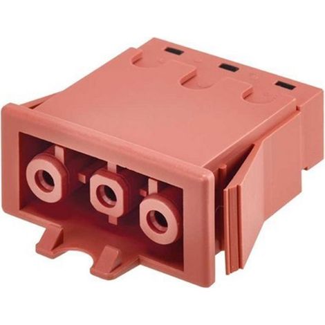 Connecteur noyable rapide H 3P rouge
