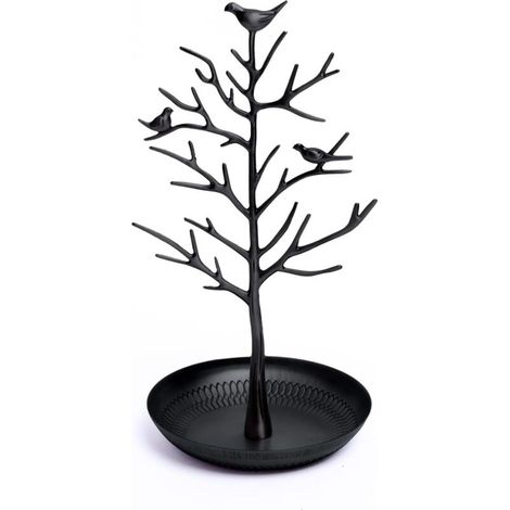 Albero portagioie in ferro, porta gioielli, contenitore per gioielli, espositore per gioielli, supporto per collane, bracciali, anelli, orecchini, orologi, idea regalo (1/5)